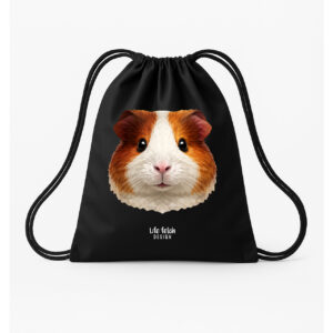 Plecak bawełniany ze świnką morką