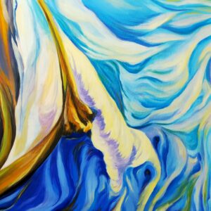 In the petals of waves